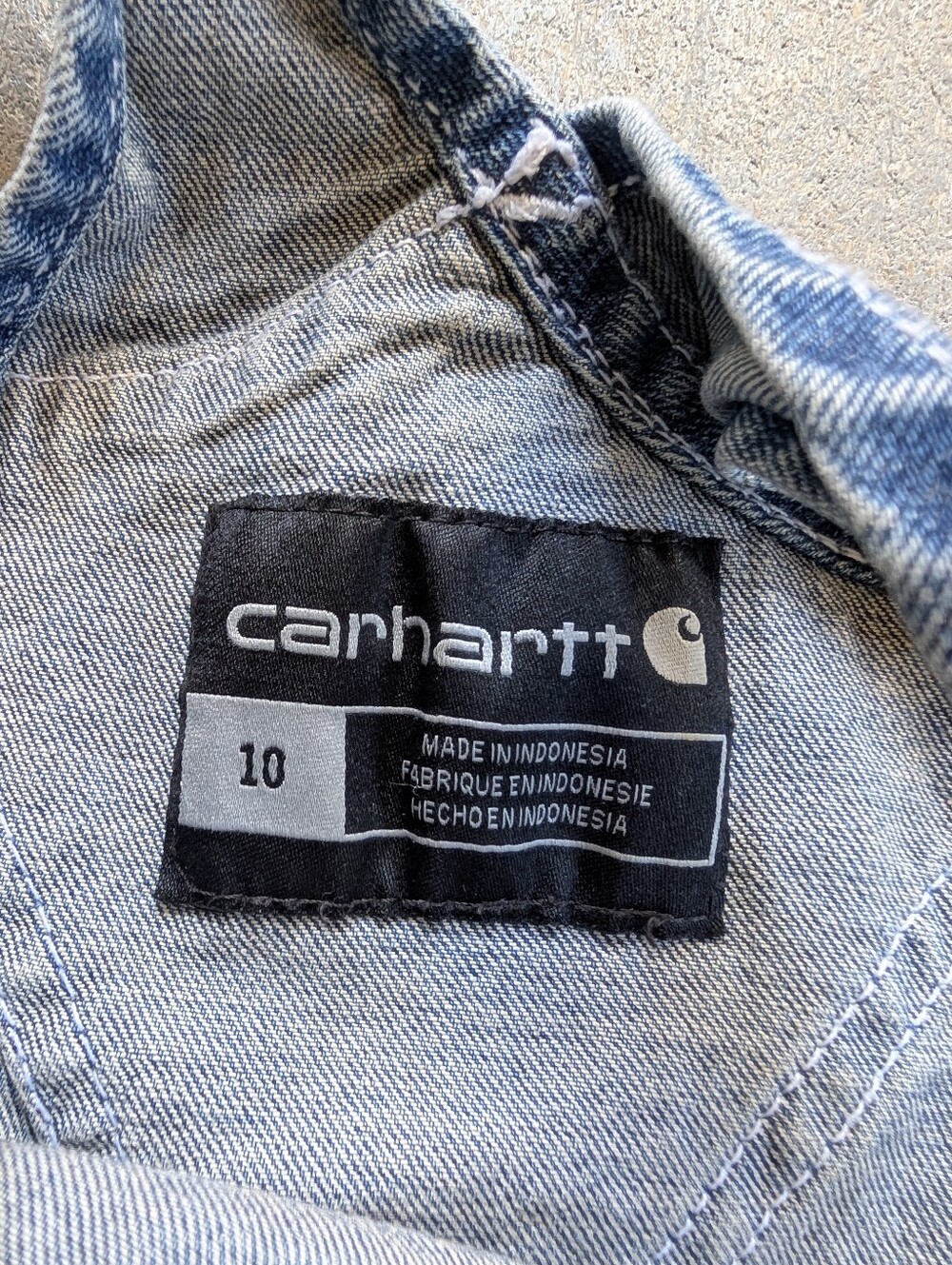 Carhartt Denim Overalls - Picture 3 of 3